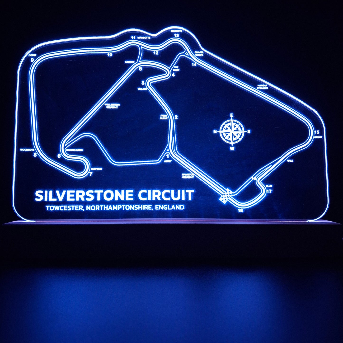 Silverstone Circuit LED Night Light