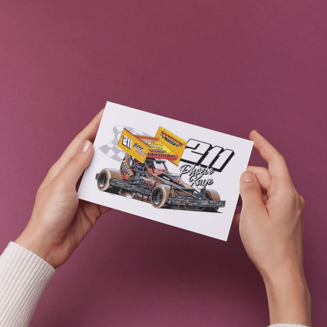 Brisca F1 Sticker #211 Phoebe Kaye Stickers Stock Car & Banger Toy Tracks