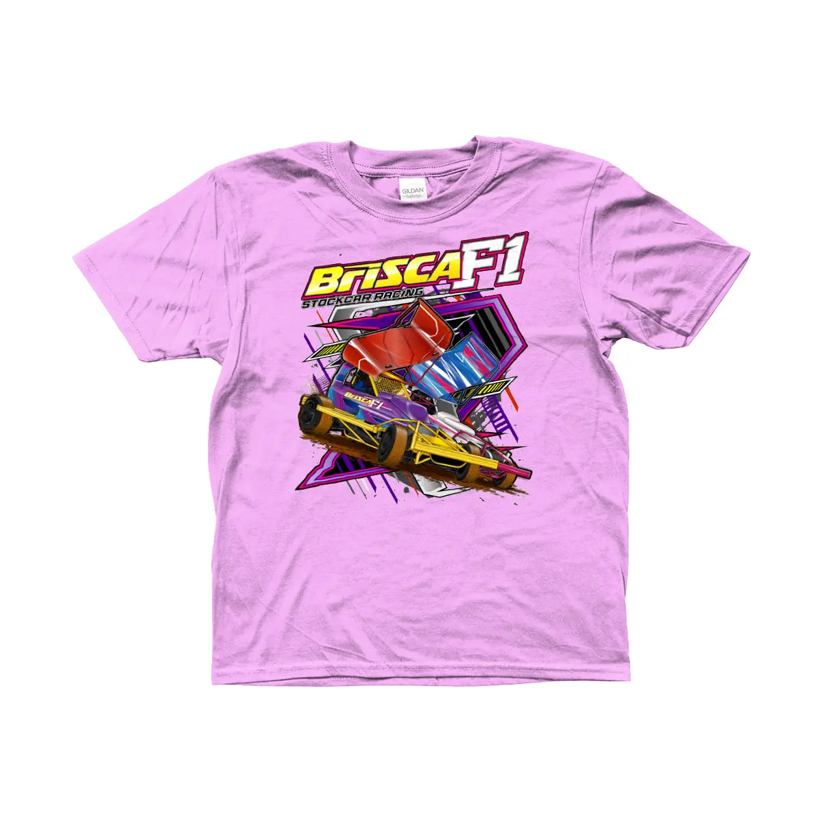 Brisca F1 T-Shirts - Children's Sizes Tee Shirt Stock Car & Banger Toy Tracks