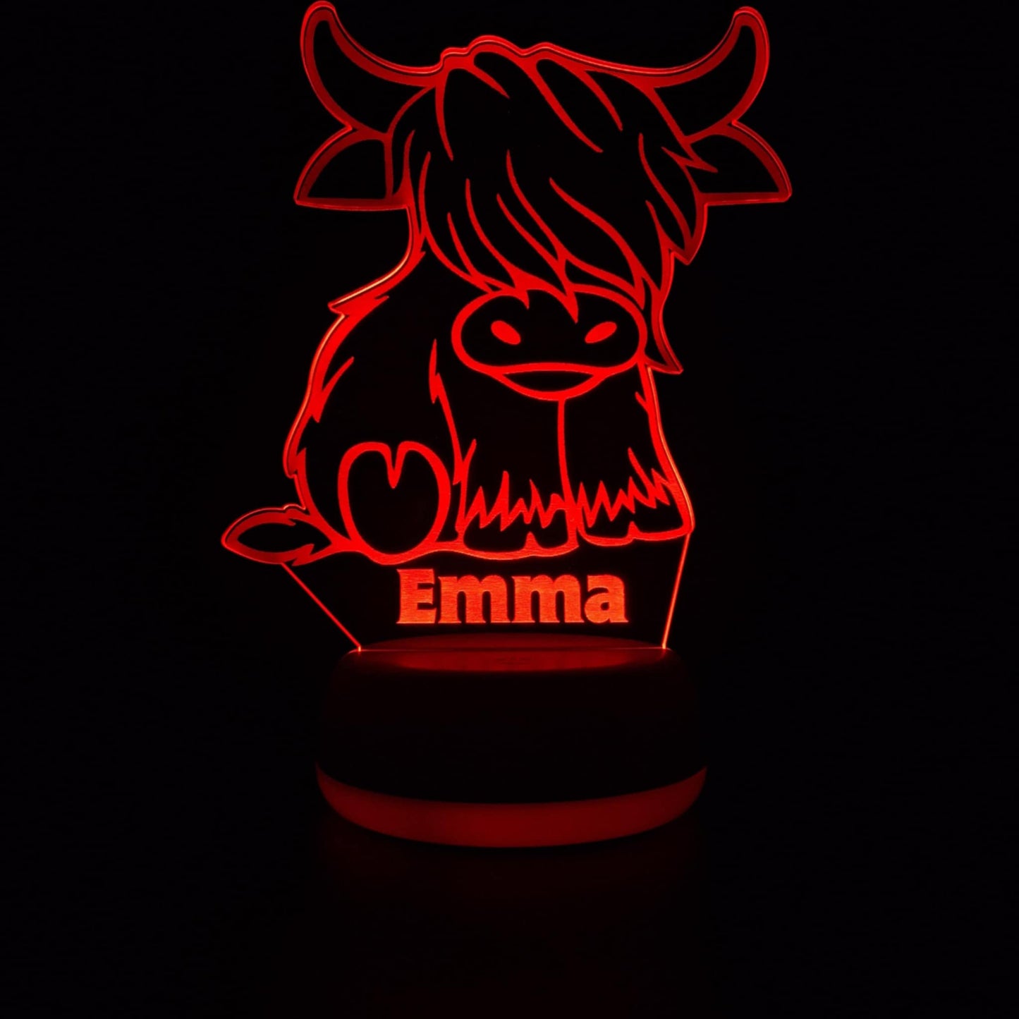 Highland Cow LED Night Light