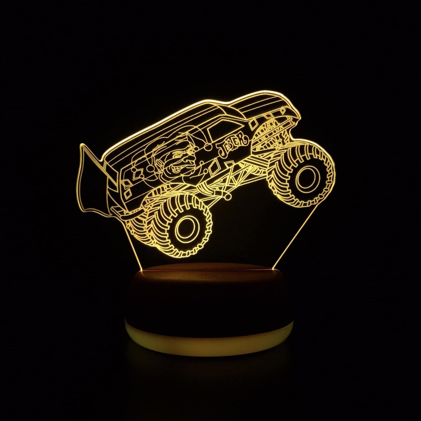 Jester Monster Truck LED Lamp Night Light