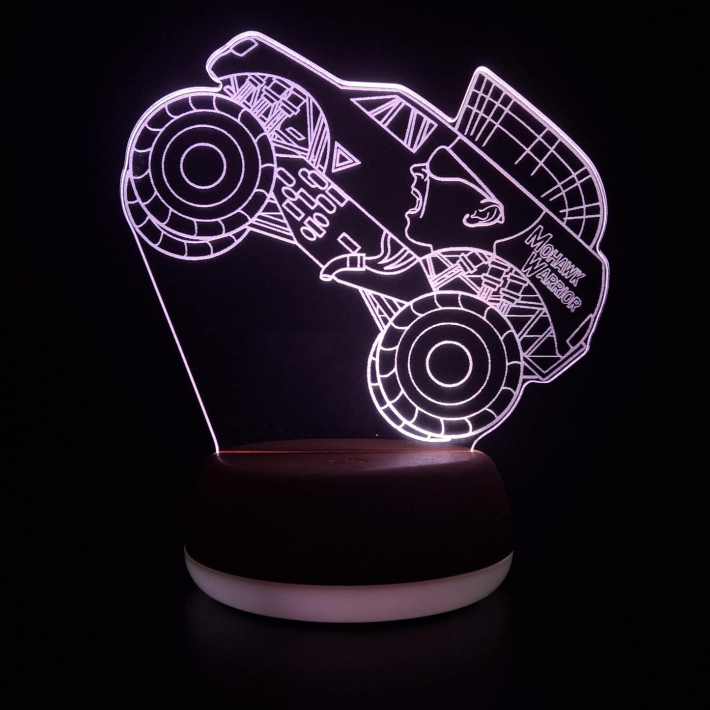 Mohawk Warrior Monster Truck LED Lamp Night Light