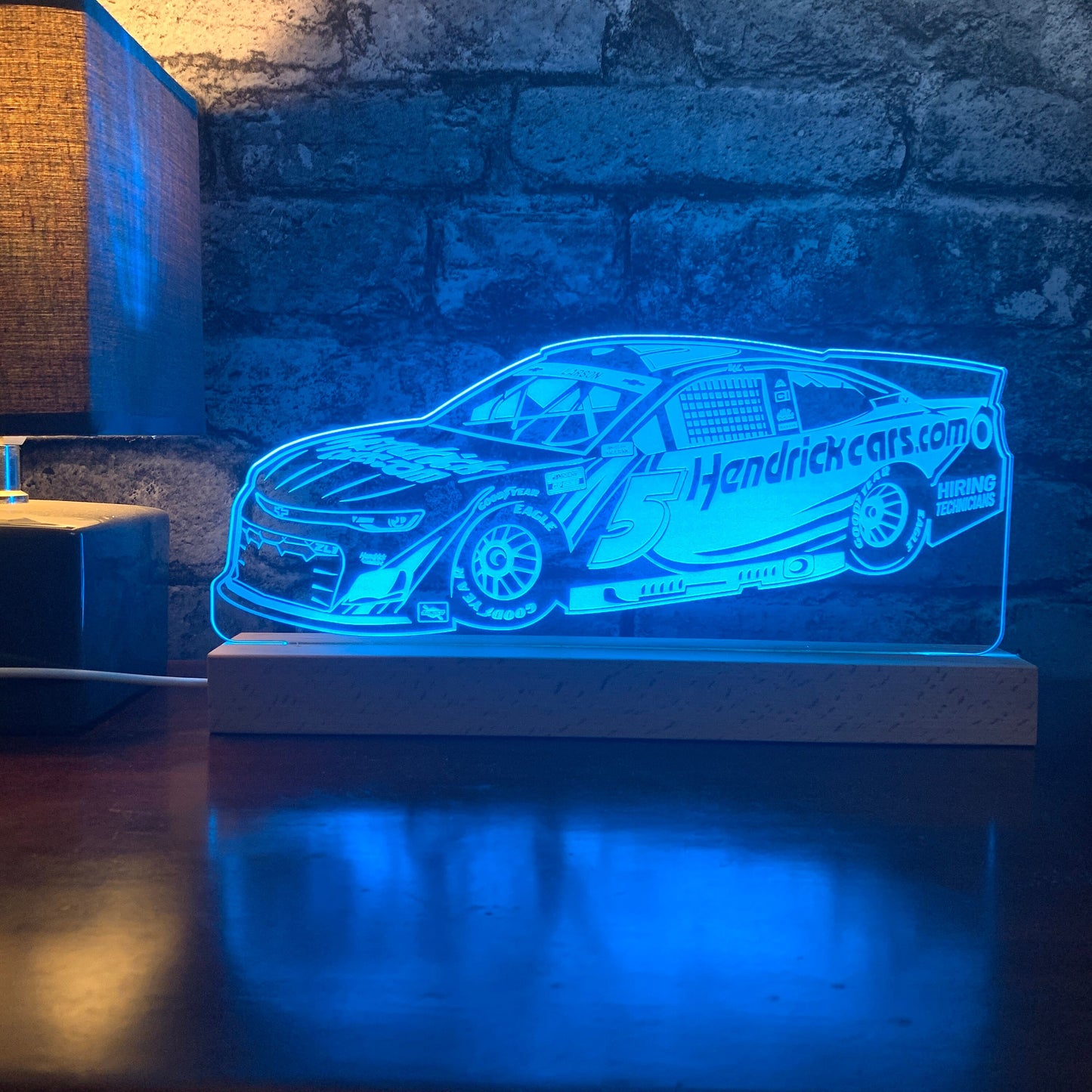 Kyle Larson #5 Chevrolet Camaro ZL1 LED Lamp Night Light Night Light Stock Car & Banger Toy Tracks