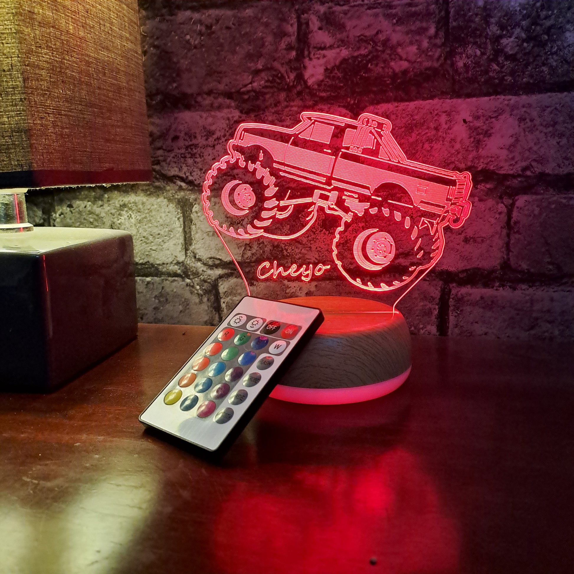 Monster Truck LED Light - Night Light - Stock Car & Banger Toy Tracks