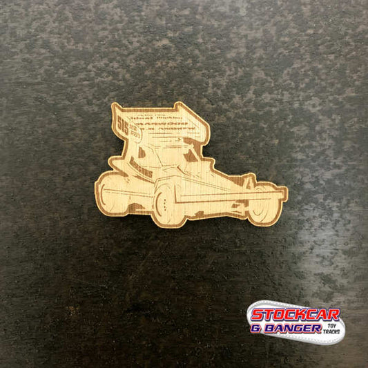 Frankie Wainman Jnr #515 FWJ - Magnet - Refrigerator Magnets - Stock Car & Banger Toy Tracks