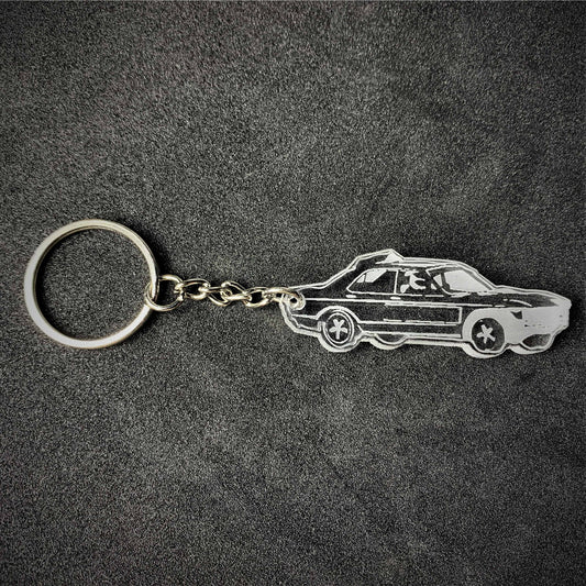 Granada Mk1 Banger Key Ring - Key Ring - Stock Car & Banger Toy Tracks