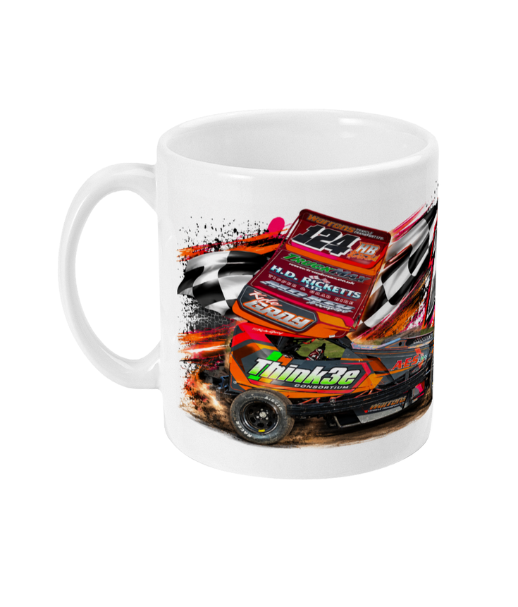 124 Kyle Gray Brisca F1 mug – left view