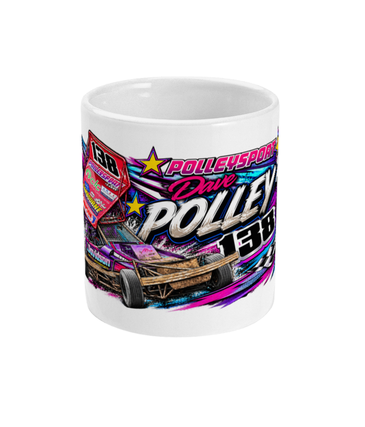 138 Dave Polley Brisca F1 mug – front view
