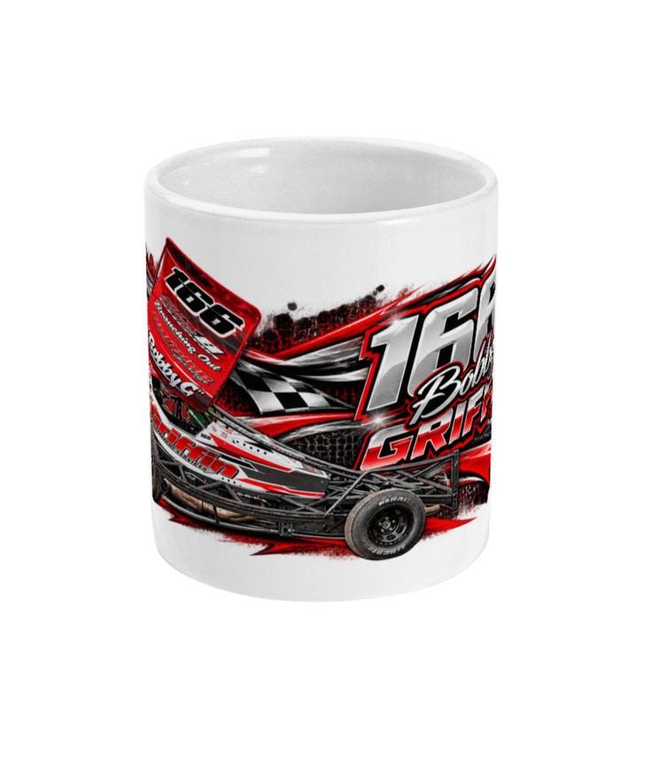166 Bobby Griffin Brisca F1 mug – front view