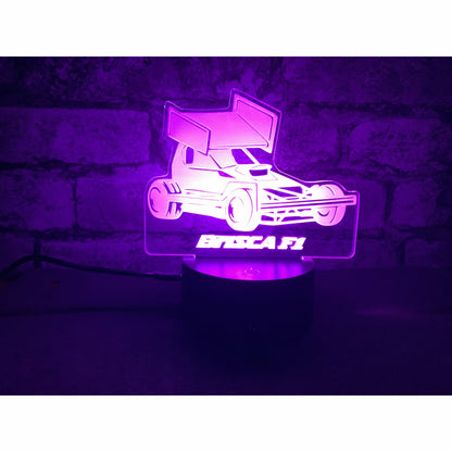 Frosted Brisca F1 Tarmac Wing LED Night Light