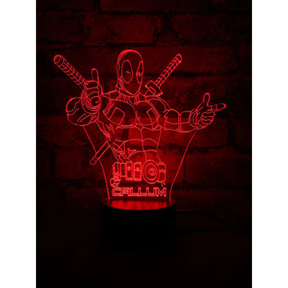 Deadpool LED Lamp Night Light