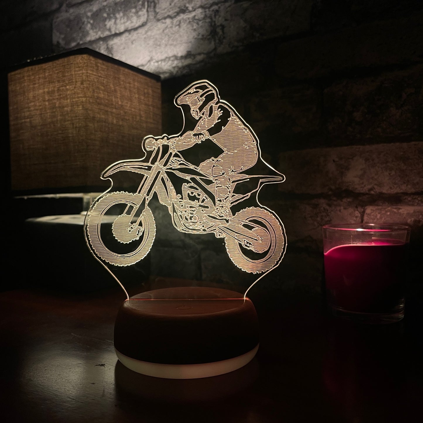 Motocross Bike LED Lamp Night Light