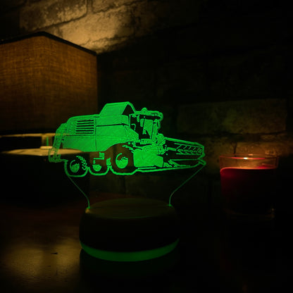 Combine Harvester LED Lamp Night Light