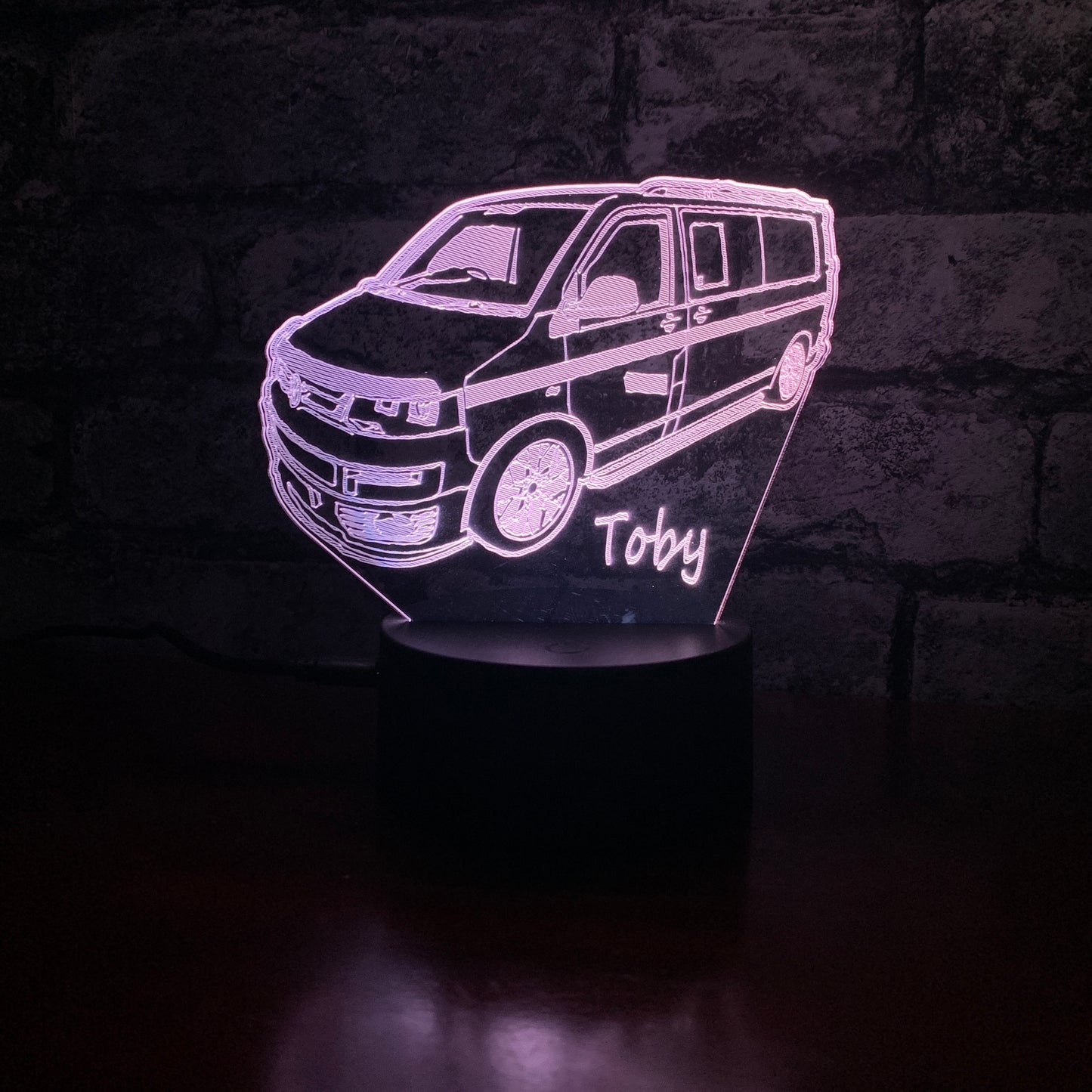 Gepersonaliseerde VW T5 vrachtwagen LED-lamp nachtlampje
