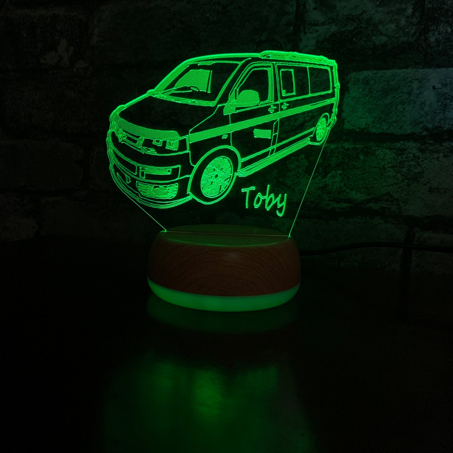 Gepersonaliseerde VW T5 vrachtwagen LED-lamp nachtlampje