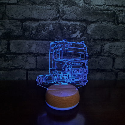 Scania Lorry LED Lamp Night Light