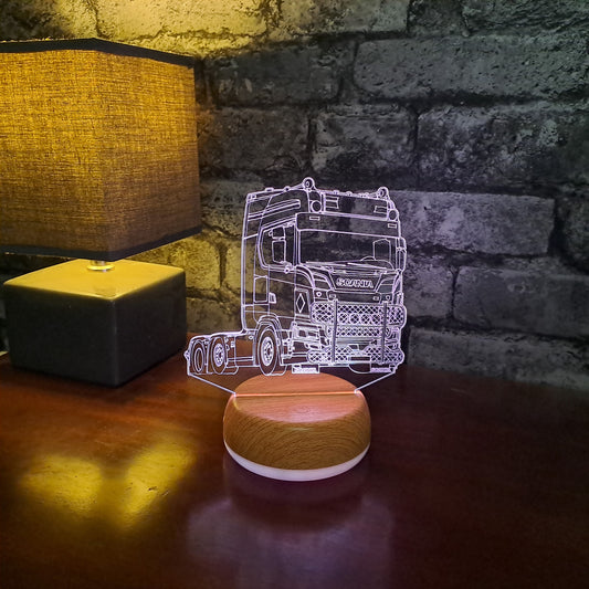 Scania Lorry LED Lamp Night Light
