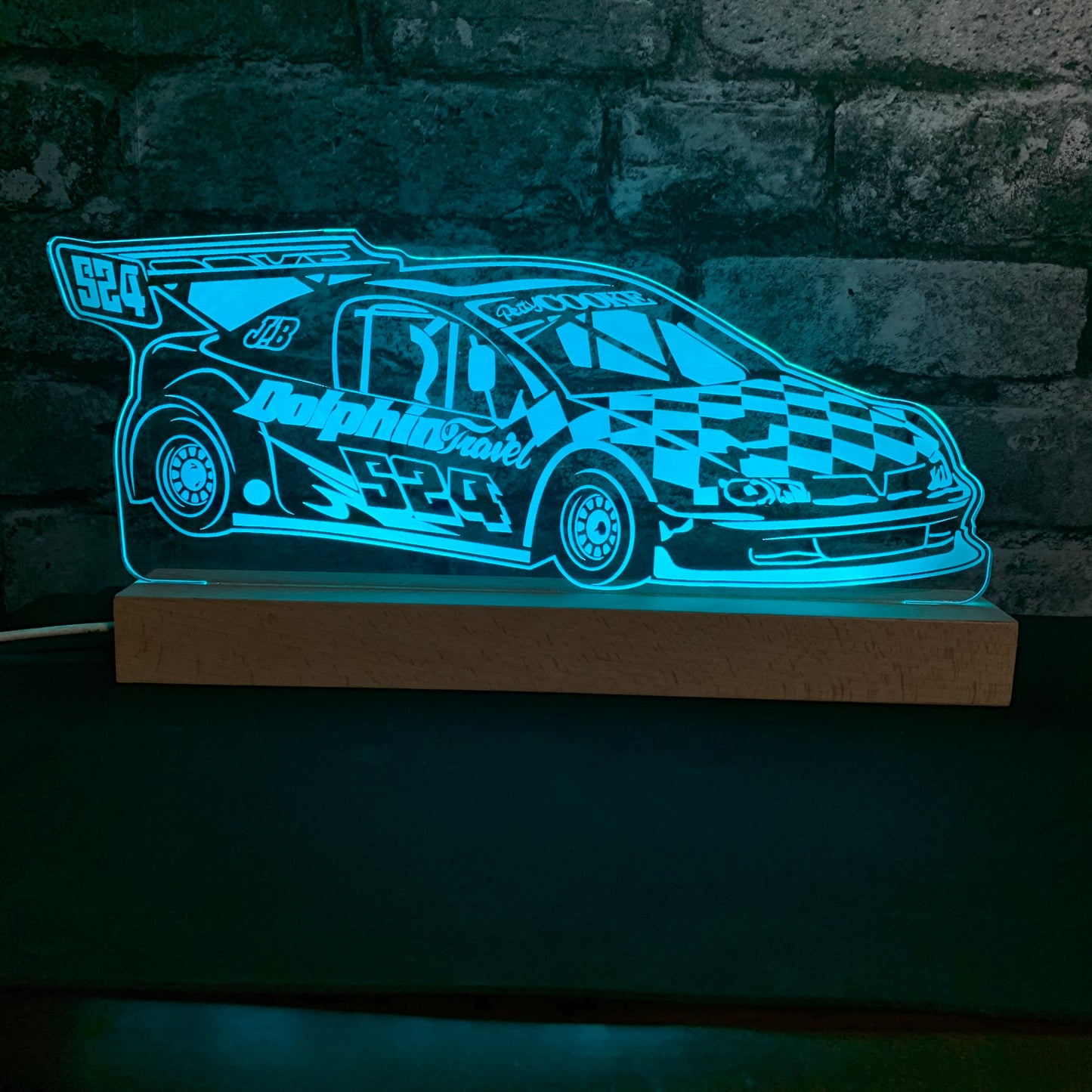 #524 Perry Cooke National Hot Rod Night Light