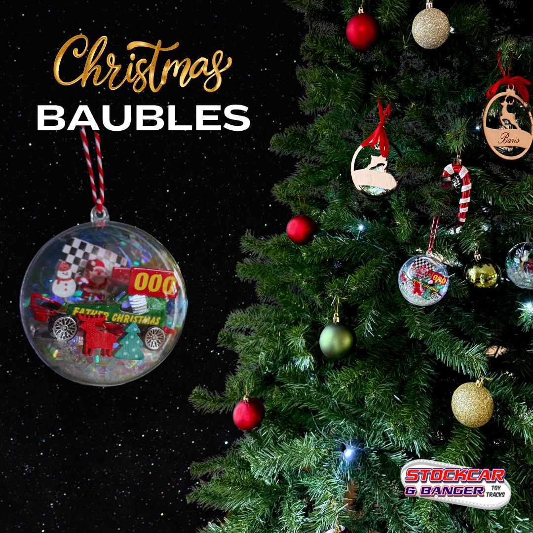 Christmas Stockcar Bauble  Bauble Stock Car & Banger Toy Tracks