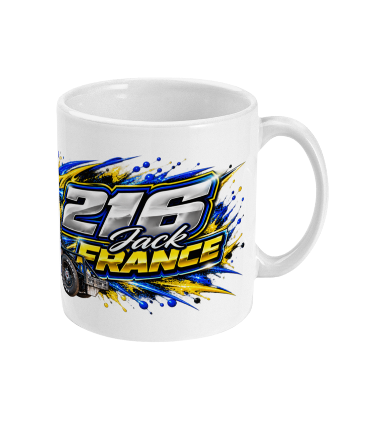 216 Jack France Brisca F1 mug – right view