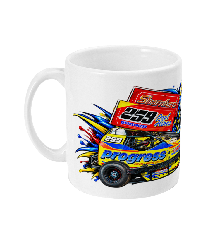 259 Paul Hines Brisca F1 mug – left view