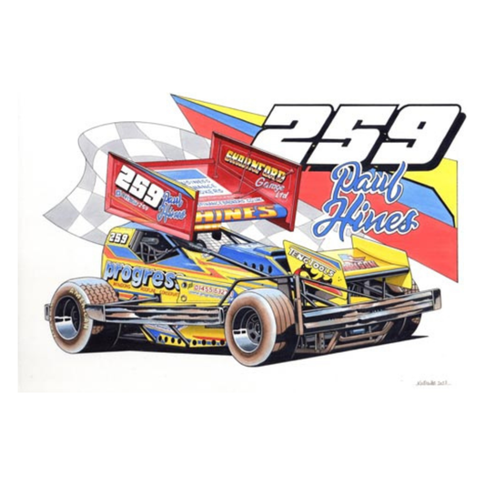 Brisca F1 Sticker #259 Paul Hines
