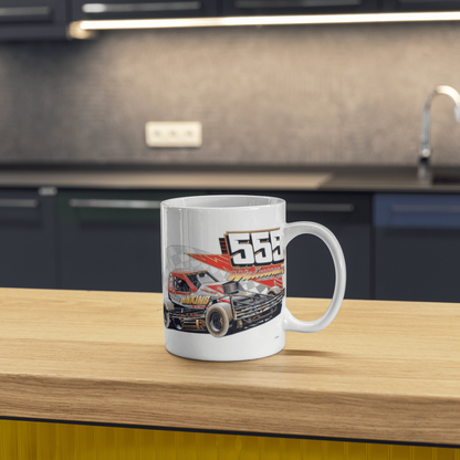 Brisca F1 #555 White Mug