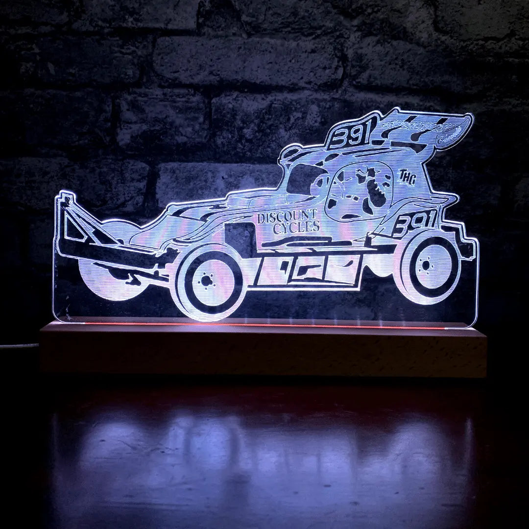 #391 Stu Smith Dodo - 'Supersmith' Night Light - Night Light - Stock Car & Banger Toy Tracks