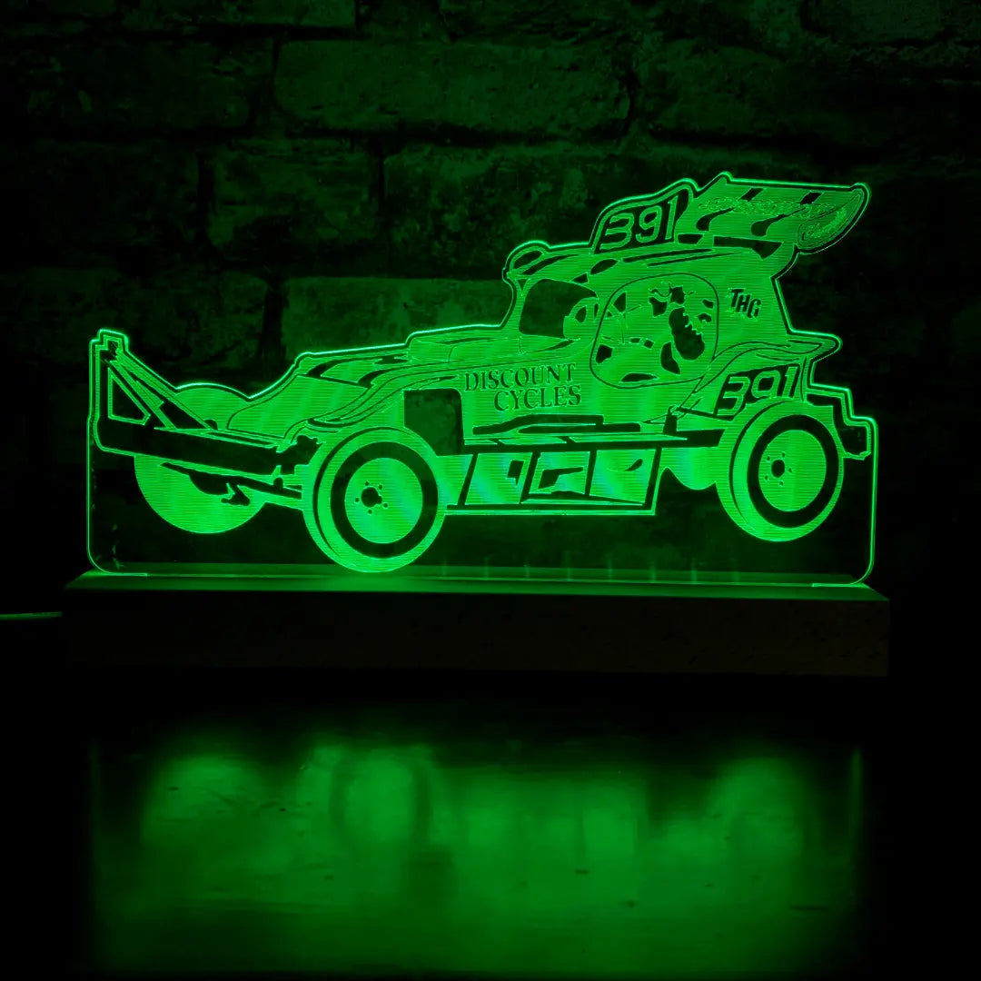 #391 Stu Smith Dodo - 'Supersmith' Night Light - Night Light - Stock Car & Banger Toy Tracks