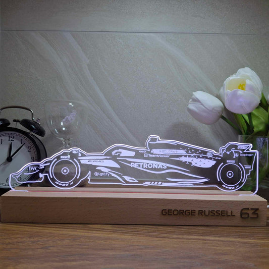 George Russell Mercedes 2025 LED Lamp Light