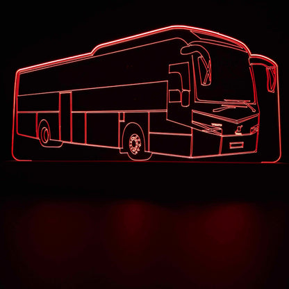 Gepersonaliseerde Volvo vrachtwagen met aanhanger LED-lamp nachtlampje