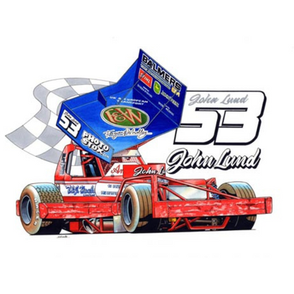 Brisca F1-sticker #53 John Lund 