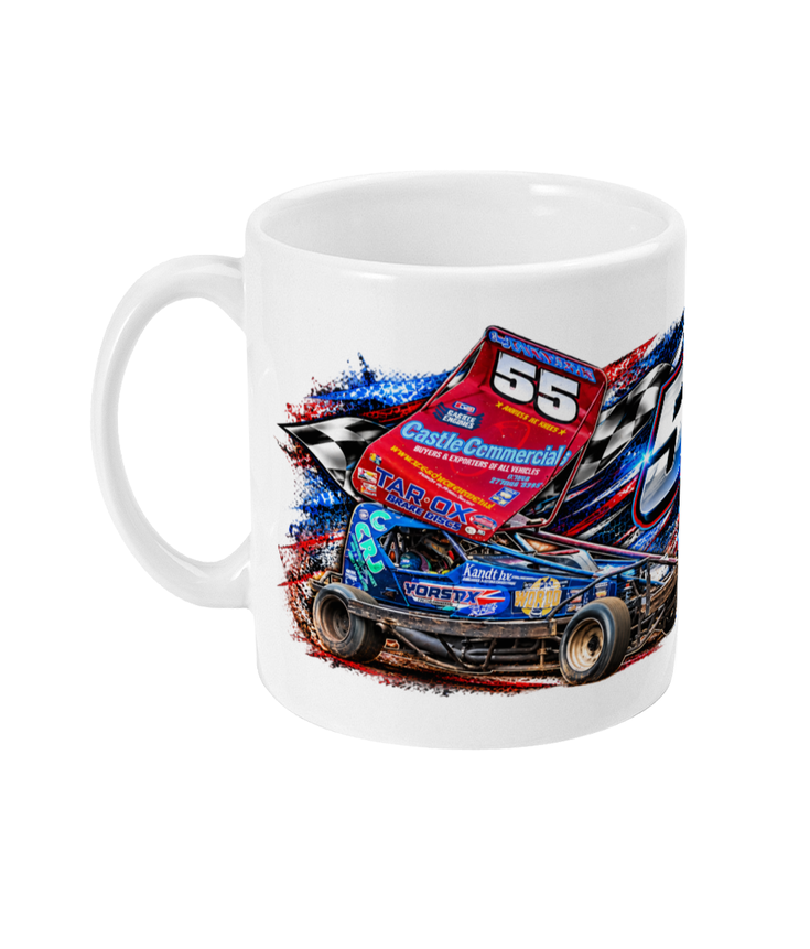 55 Craig Finnikin Brisca F1 mug – left view