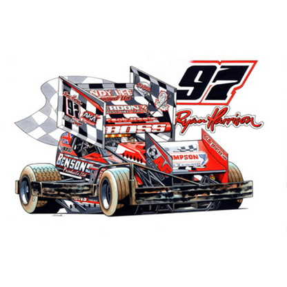 Brisca F1-sticker #97 Ryan Harrison 