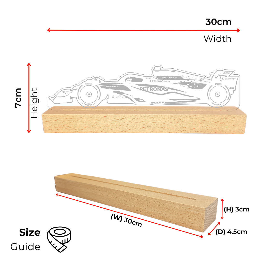 Formule 1 Mclaren LED Lamp Nachtlampje