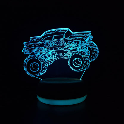 Avenger Monster Truck LED Lamp Night Light