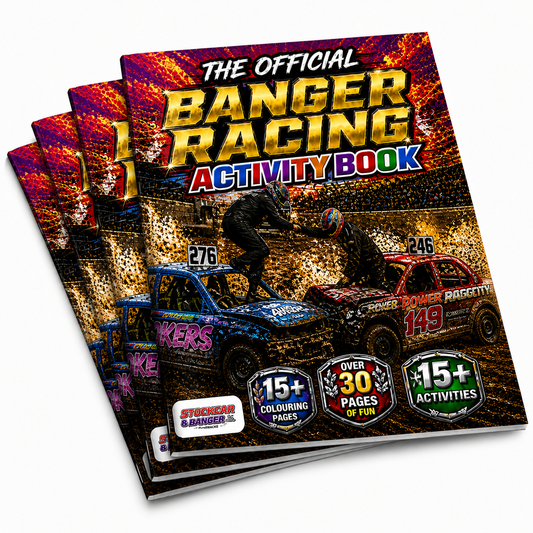 Banger Racing Activity Book