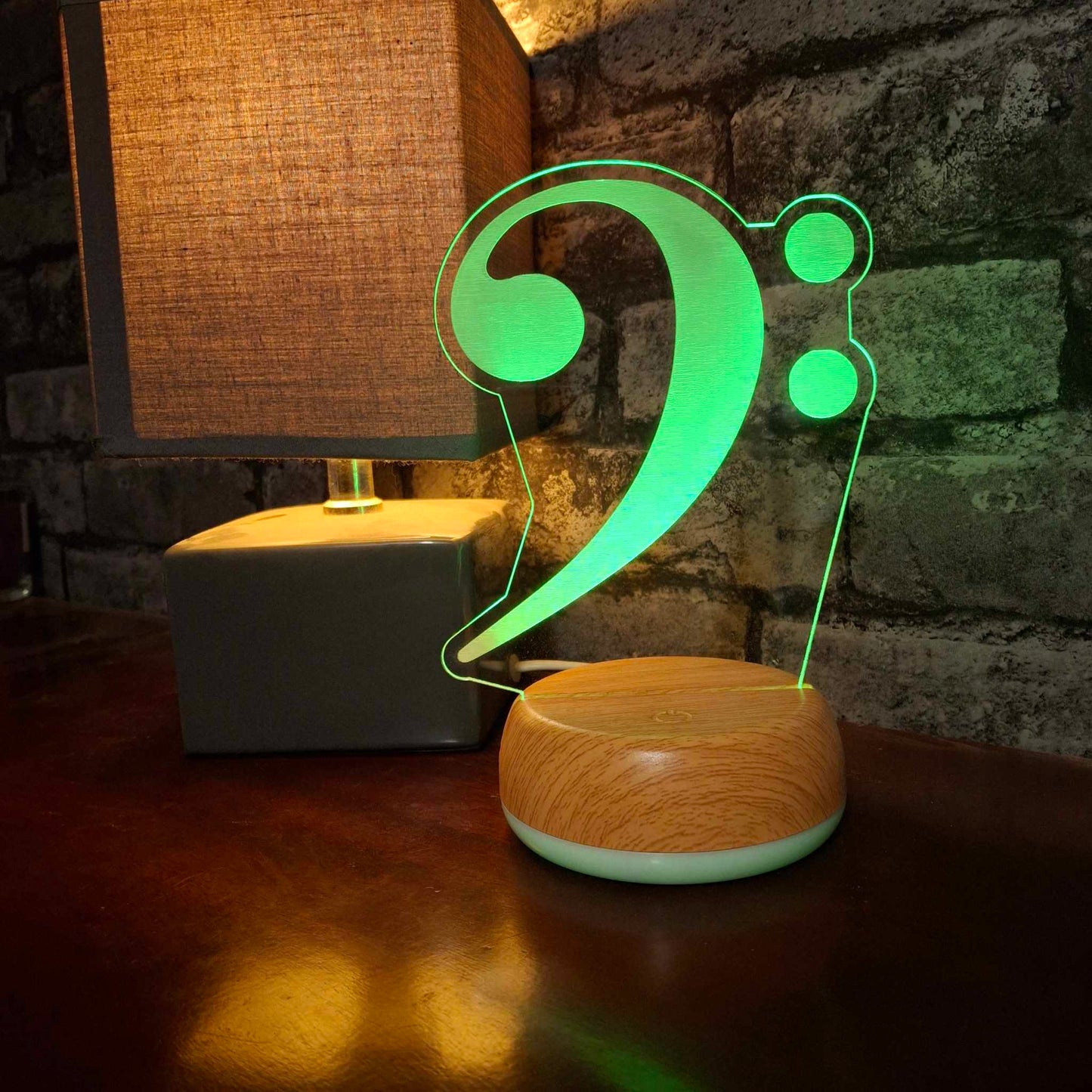 Bass Clef Music LED Lamp Night Light