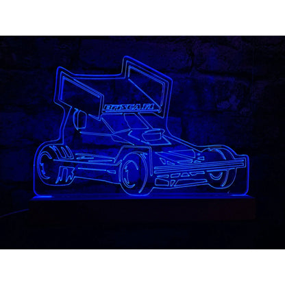 BRISCA F1 NIGHT LIGHT - LARGE WOODEN BASE - Night Light - Stock Car & Banger Toy Tracks