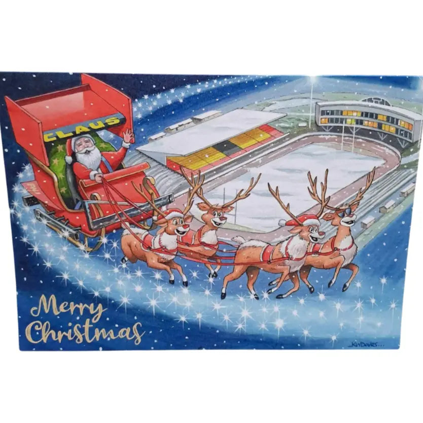 Brisca Formula 1 Christmas Cards Set of 6  Christmas Cards Stock Car & Banger Toy Tracks