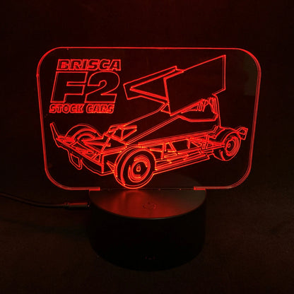 Brisca Formula 2 F2 LED Night Light  Night Light Stock Car & Banger Toy Tracks