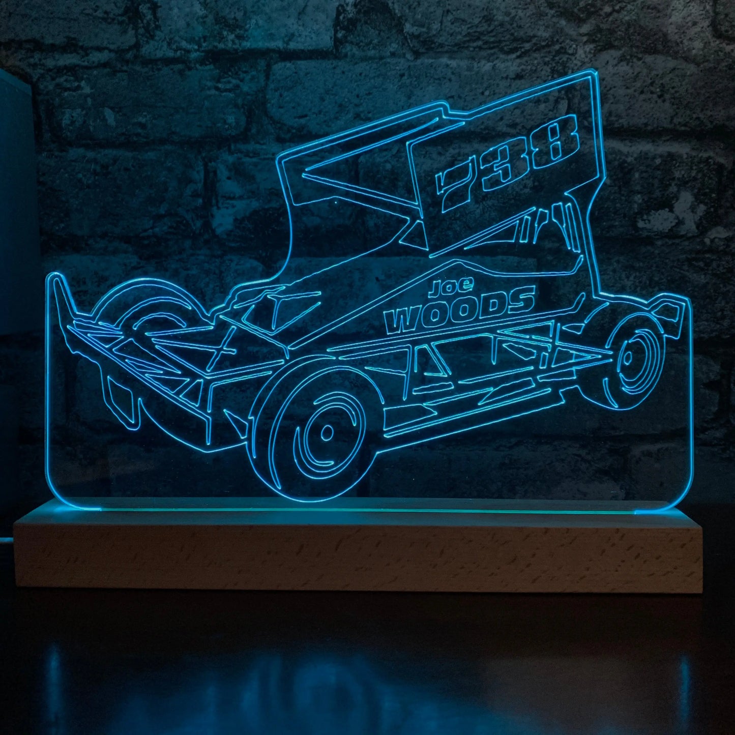 Brisca Formula 2 F2 LED Night Light  Night Light Stock Car & Banger Toy Tracks