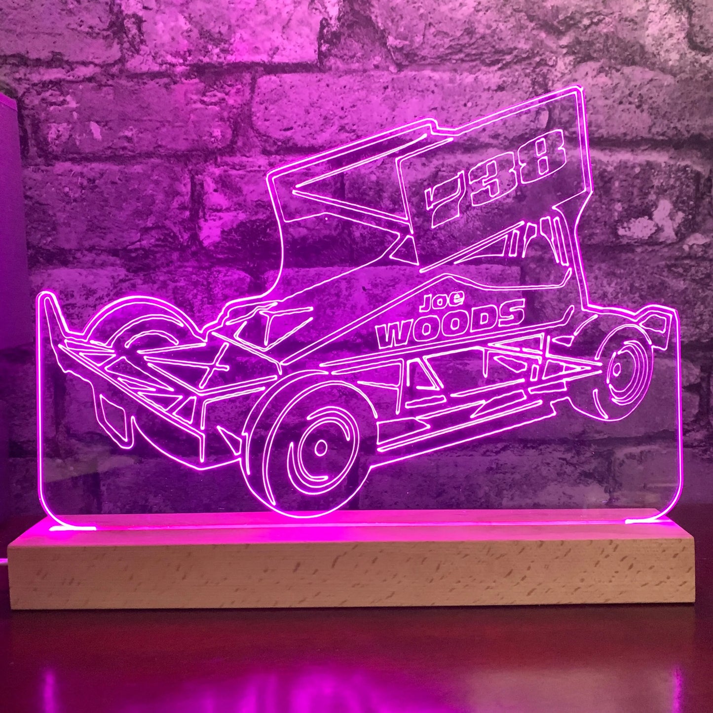 Brisca Formula 2 F2 LED Night Light  Night Light Stock Car & Banger Toy Tracks