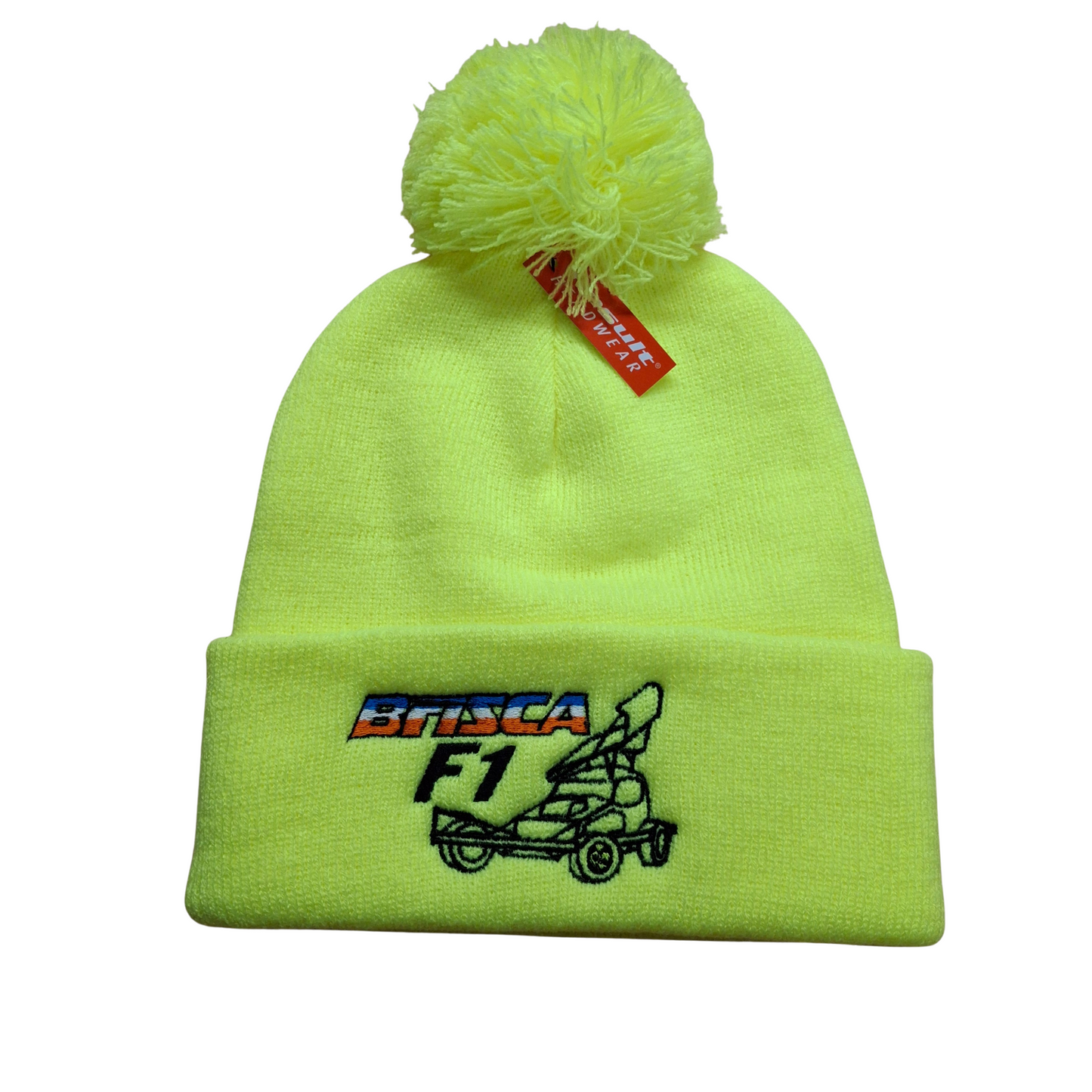 Brisca F1 Beanie Hats with Bobble in a Variety of Colours