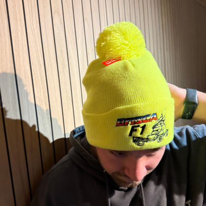 Brisca F1 Beanie Hats with Bobble in a Variety of Colours