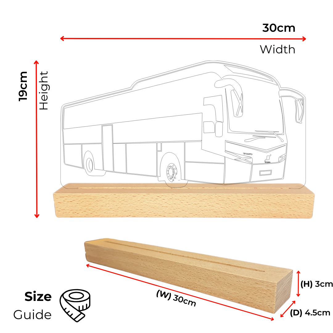 Gepersonaliseerde Volvo vrachtwagen met aanhanger LED-lamp nachtlampje