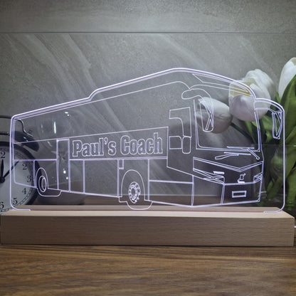 Gepersonaliseerde Volvo vrachtwagen met aanhanger LED-lamp nachtlampje