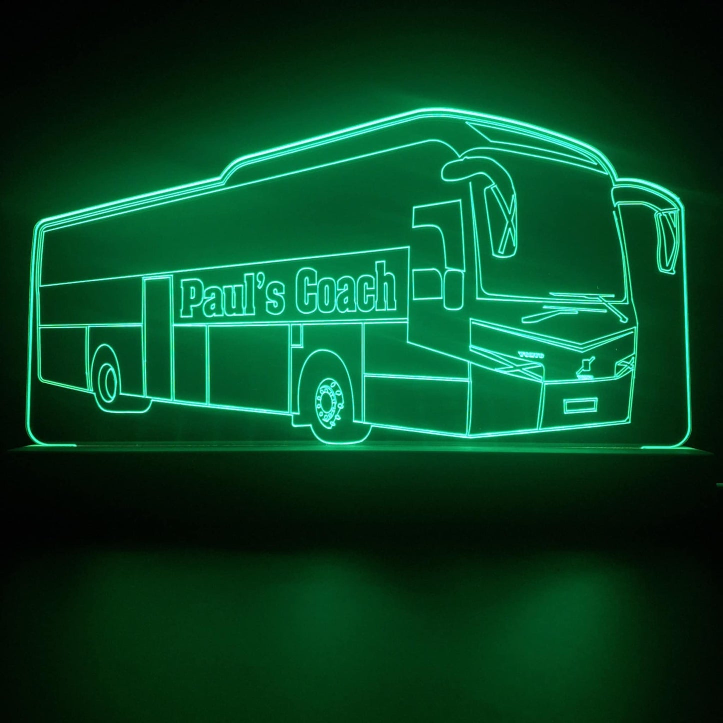 Gepersonaliseerde Volvo vrachtwagen met aanhanger LED-lamp nachtlampje