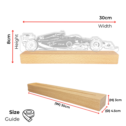 Charles Leclerc Ferrari LED-lamp Nachtlampje