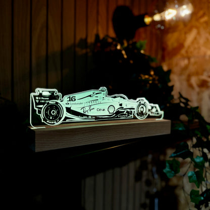 Charles Leclerc Ferrari LED-lamp Nachtlampje